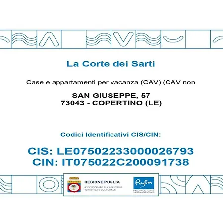 La Corte Dei Sarti * Copertino